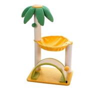 HYKJCSS Arbol Gatos Torre para Gatos Árbol para Gatos De Palma De Coco para Gatos De Sisal De Interior, Postes Rascadores, Torre De Árbol para Gatos con Hamaca Rascador Árbol para Gato