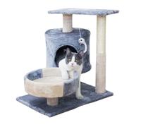 HYKJCSS Arbol Gatos Torre para Gatos Árbol para Gatos Torre para Gatos con Condominio para Gatos Torre para Gatos con Poste Rascador Torre para Escalar para Gatos Rascador Árbol para Gato
