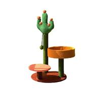 HYKJCSS Arbol Gatos Torre para Gatos Marco De Escalada De Gato De Cactus Torre De Gato Lindo Poste De Rascado De Sisal Torre De Gato Gatitos Juguetes Soporte De Actividad Rascador Árbol para Gato(C)