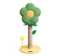 HYKJCSS Arbol Gatos Torre para Gatos Poste Rascador para Gatos con Forma De Flor, Tablero Rascador para Gatos, Marco De Escalada para Gatos, Suministros para Gatos Rascador Árbol para Gato(Grün)