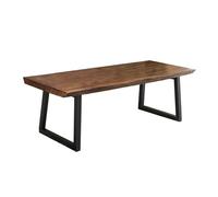 HYKJCSS Escritorio Ordenador Escritorio De Computadora Madera Maciza Oficina Moderno Grosor del 5 Cm, Patas Hierro Forjado Estudio Oficina(180x80x75cm)