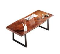 HYKJCSS Escritorio Ordenador Escritorio De Oficina Madera Maciza, Computadora Moderno con Patas Hierro Forjado, Estudio para El Hogar, Grosor del 5 Cm Oficina(180x80x75cm)