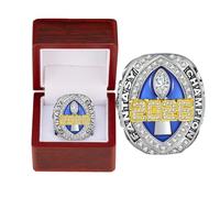 HYKJSHED 2026 Anillos de fútbol de fantasía Coleccionables del Día del Padre Anillos de campeonato Recuerdos for fanáticos(Blanc,10)