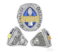 HYKJSHED 2026 Anillos de fútbol de fantasía Coleccionables del Día del Padre Anillos de campeonato Recuerdos for fanáticos(Blanc,12)