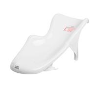 Hylat Baby Inserto de baño para bebés - Valiosa ayuda para el baño para bebés y bebés desde el nacimiento hasta aprox. 6 meses Blanco Amigo