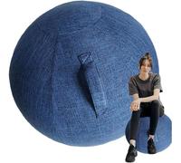 HYLDM - Funda para pelota de yoga de 85 cm, accesorios para pelota de yoga, protección de silla de bola de ejercicio antiarañazos con asa para pelota de estabilidad, pelota de fitness, pelota de