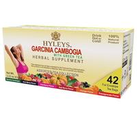 HYLEYS Wellness Garcinia Cambogia - Surtido de té - 42 bolsas de té (100% natural, sin azúcar, sin gluten y OMG), paquete de 12