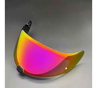 HYLGY Visera Casco de Motocicleta para HJC C70 FG-17 IS-17 FG-St HJ-20ST, Repuesto de Visera Tintada Antirayaduras, Revestimiento de Lente con Protección UV,Normal-B Rose Red