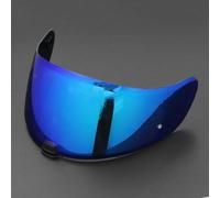 HYLGY Visera Casco de Motocicleta para HJC C70 FG-17 IS-17 FG-St, Repuesto de Visera Tintada Antirayaduras, Revestimiento de Lente con Protección UV,Normal-D Blue Plating