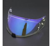 HYLGY Visera Casco de Motocicleta para HJC C70 FG-17 IS-17 FG-St, Repuesto de Visera Tintada Antirayaduras, Revestimiento de Lente con Protección UV,Normal-A Aurora Blue