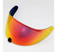 HYLGY Visera Casco de Motocicleta para Scorpion EXO-R420, Repuesto de Visera Tintada Antirayaduras, Revestimiento de Lente con Protección UV,Normal-A Tea Red