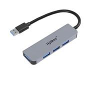 Hylikes Hub USB 3.0, concentrador USB 3.0 de 4 puertos con transferencia de datos de 5 Gbps para laptop, Dell, Chromebook, teclado, mouse, disco duro, iPhone 15/15 Pro, Galaxy S23 y más