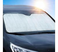 HYLLYP 1 Pieza Parasol Coche Delantero Apto para Nissan Murano 2015-2024, Protector Solar Plegable Anti-UV Grafeno Seda de Hielo Aislante Calor Visera Solar,70 * 130