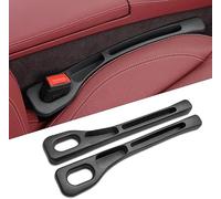 HYLLYP 2 Pieza Car Seat Gap Plug para BMW X4 G02 2019-2025, Relleno de Huecos de Asiento, Organizador para Espacios de Asiento Relleno Tapón, Black