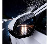 HYLLYP 2PCS Protector de Lluvia Coche Retrovisor para Caméra de Recul Voiture pour Dacia Bigster 2025 2026, Impermeables para Espejo Retrovisor de Coche Lluvia Visera Ceja