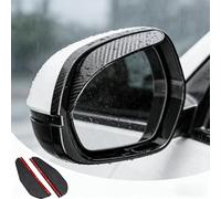 HYLLYP 2PCS Protector de Lluvia Coche Retrovisor para Poignées de Porte pour Citroen C5 Aircross 1 (I) I 2018-2025, Impermeables para Espejo Retrovisor de Coche Lluvia Visera Ceja