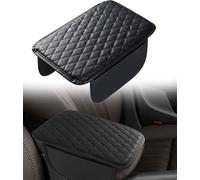 HYLLYP Cojín del Reposabrazos Central del Coche para Skoda KAROQ 2017-2023 2024 2025, Protector de Consola Central Center Console Mat Automotive Interior Accessories