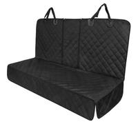 HYLLYP Funda Protectora de Asiento Trasero de Coche para Tesla Model Y Juniper 2025 2026, Protector de Asiento Trasero de Coche Impermeable Antideslizante para Perros y Gatos-Negro
