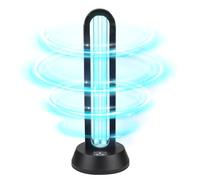 HYLR Lámpara Germicida UV de 38W, UVC, Ozono, Control Remoto, Temporizador 15/30/60 Minutos, Luz Ultravioleta Extermina 99,9% de Bacterias, Virus y Agentes Patógenos