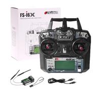Hylukon Flysky FS-i6X 2.4GHz 10CH AFHDS 2A RC Transmisor con receptor FS-iA6B para avión helicóptero RC Drone