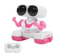 Hylukon - Robot infantil de juguete, robot de juguete, robot de control remoto recargable, robot inteligente con ojos LED, música, cabeza y brazo flexibles, juguete infantil 3 4 5 6 7 8 años niño niña