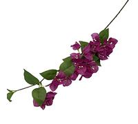 HYLYING 5 ramas artificiales de seda de buganvillas de 80 cm, tallos de flores colgantes para decoración del hogar de boda (morado)