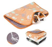 HYLYUN Mantas impermeables para cobayas, 3 unidades, lavables para animales pequeños, forro polar cálido de franela para hámster, cobaya, conejo, chinchilla, erizo, hurón, 60 x 40 cm