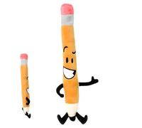 HYMBCFW Juguete de Peluche con Forma de Lápiz, Muñeco de Peluche con Forma de Lápiz Lindo Juguete Lápiz Plush Toy Decor Suave Almohada Cintura de Felpa de Dormir Cojines Regalo para Niños (30cm)