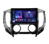 HYMLMY Android 15 Double DIN sensorli ekranli avtomobil Stereo tizimi Mitsubishi L200 2015-2019 uchun Bluetooth GPS navigatsiyasi, WiFi FM Radio, USB/SWC/Plug and Play qo'llab-quvvatlashi, Carplay&A