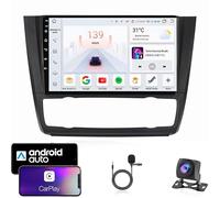 HYMLMY Autorradio Android 15 Doble DIN con Navegación GPS para E88 2004-2012 con Bluetooth,WiFi,Radio FM,USB/SWC/Plug and Play,Compatible con Carplay y Android Au HM608,8 núcleos,4G+WiFi,4+64 GB