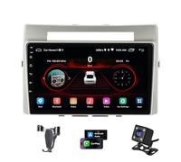 HYMLMY Radio de Coche para Toyo-ta Corolla Verso 2004-2009,Radio Multimedia para Coche con Carplay inalámbrico Android Auto 9 ''Pantalla táctil Bluetooth Carga rápida, subwoofer, WiFi, GPS Navi, S