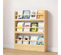 Hynbdes Estantería Estrecha de Madera Maciza,Libros Organizadores De Almacenamiento Detrás De La Puerta,Librería Vertical Delgada,para Ahorrar Espacio, para Dormitorio, Sala de Estar y Oficina