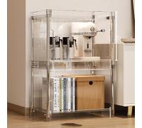 Hynbdes Vitrina de acrilico, Vitrinas Expositoras, Armario Grande de Almacenamiento de Pie,para Colección en Salón,Estudiar,Cuarto de Jugar