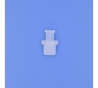 Hynec PP Luer Lock a adaptadores de rosca industrial para laboratorios de bioquímica universitarios y aplicaciones industriales, resistentes al calor y bioquímicos reactivos (hembra-G1/8-Natural, 25)