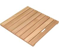 HynJGih Alfombra de baño de Madera, Listones, bañera de Empalme, Almohadilla for pies, baño de Ducha de Madera, Tablero de Drenaje Calado, tamaño Personalizado(70x70cm)