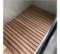 HynJGih Alfombra de Ducha de Madera, Listones rectangulares, Alfombra de baño con Empalme, Tablero de Drenaje for bañera, Pedal de Suelo for Cuarto de Lavado, tamaño Personalizado(30x70cm)