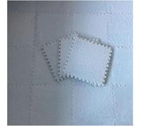 HynJGih Alfombra De Escalada Suave Antideslizante, Alfombra Cuadrada De Espuma De Felpa, Alfombra De Piso De Rompecabezas Entrelazada DIY, 18 Piezas(Light Blue)