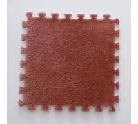 HynJGih Alfombra de Espuma de retales de 64 Piezas, de Espuma de Felpa entrelazada, de Rompecabezas for Sala de Estar, Dormitorio y Pisos Duros(West Red)