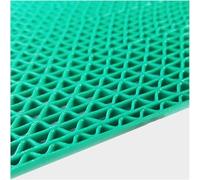 HynJGih Alfombrilla de Drenaje Antideslizante, 4,5 mm, for Zonas húmedas comerciales, Cocina, baño, Exterior, PVC, Hueca, Color Verde(35.44x196.90in)