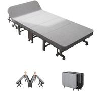 HynJGih Cama Plegable con colchón Ajustable for Adultos. Se Puede Usar como sofá Cama Individual for el Dormitorio, el hogar y la Oficina.(190 * 80CM)