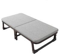 HynJGih Cama Plegable con colchón for Adultos, Robusta Estructura de Acero al Carbono, Plegable y compacta for fácil Almacenamiento con Ruedas.(185x80x38cm)