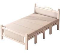 HynJGih Cama Plegable con colchón for Adultos, tamaño Queen, Ahorra Espacio y soporta Bien la Carga. Cama Plegable con colchón.(Bianco,200 * 100CM)