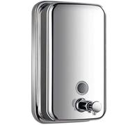 HynJGih Dispensador de jabón de Pared Manual Caja desinfectante de Acero Inoxidable de Acero Inoxidable Adecuado for el Hotel Casa de baño Cocina(M)