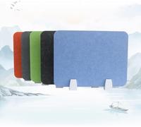 HynJGih Divisor de privacidad de Escritorio, Paquete de 4 separadores acústicos Independientes, Panel Reductor de Ruido, for divisores insonorizados de Mesa.(Orange,30X60CM)