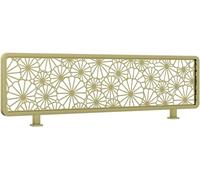 HynJGih Divisores for áreas de comedor, valla de partición hueca, tabiques decorativos for restaurante, divisor de escritorio for encimera(Gold-b,110cm)