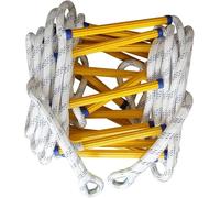 HynJGih Escalera de cuerda Escalera de escape de incendios de emergencia, Escalera de seguridad suave for exteriores Escaleras de escape de escalada for el hogar(18m)