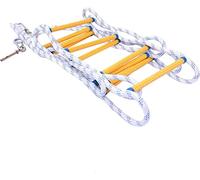 HynJGih Escalera de cuerda Escalera de escape de incendios, Escalera de escape de incendios de emergencia de escalada de nylon for interior/exterior(30m)
