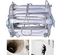 HynJGih Escalera de cuerda Escalera de rescate ignífuga for ventanas y balcones for uso rápido en incendios(12m/39ft)