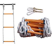 HynJGih Escalera de escape de incendios de emergencia Lifeline Escalera de seguridad suave de nailon for exteriores(8m)
