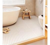 HynJGih Estera Antideslizante de Drenaje, Conjunto Entrelazado, Empalme, Estera for el Piso, Alfombra Calada for el área húmeda del baño(Brown,10pcs)